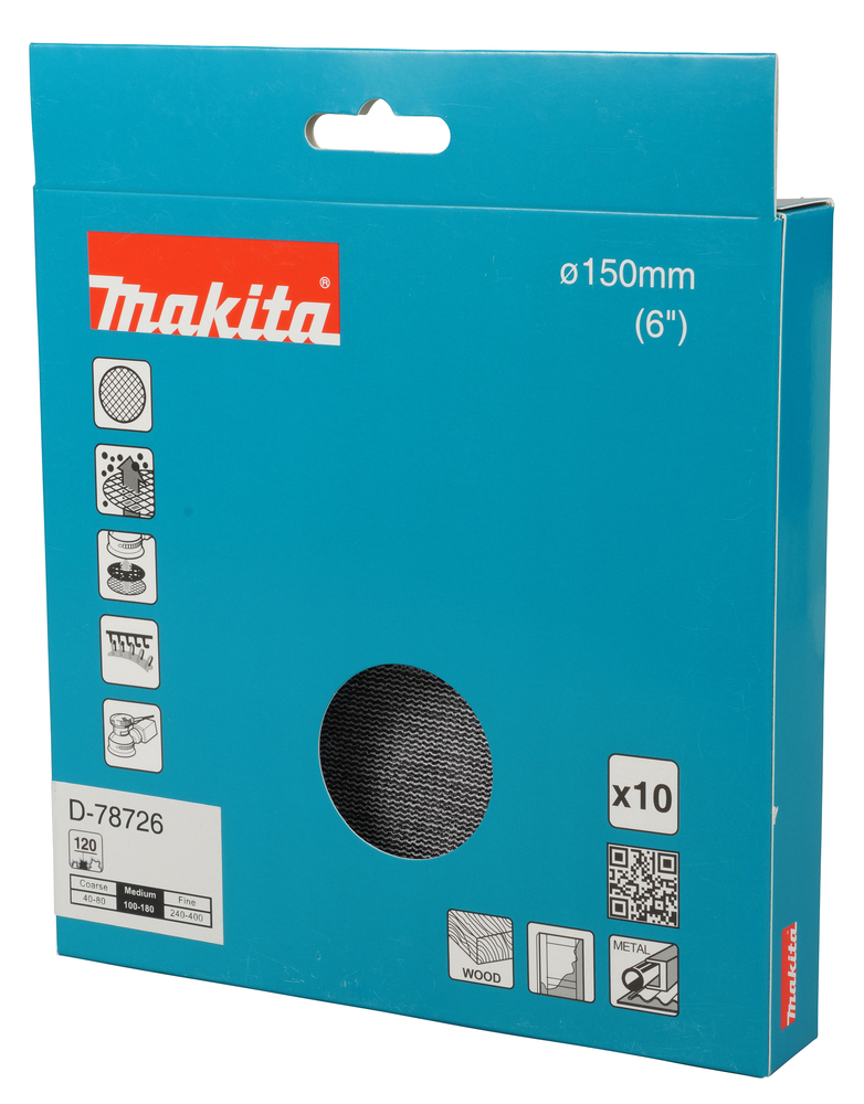 D-78726 Disco de lija de malla, 150 mm, A120