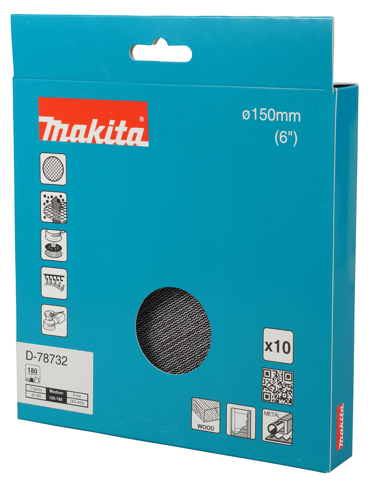 D-78732 Disco Lija, 150 mm, A180, 10u