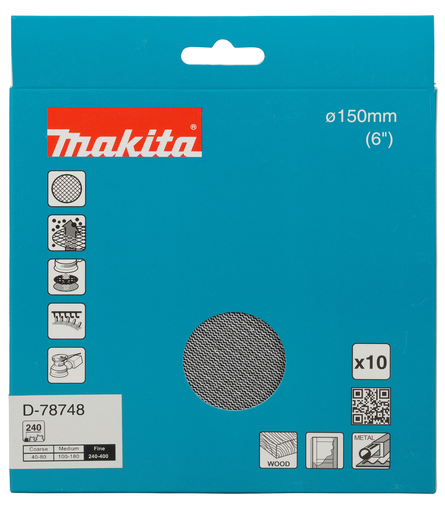 D-78748 Disco lija 150mm A240 10u