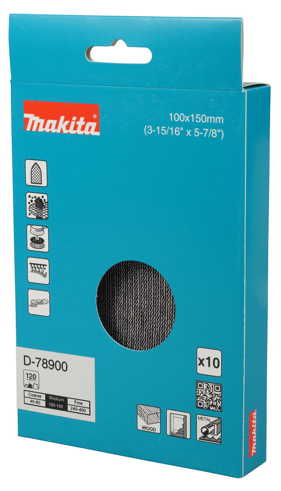 D-78900 Lija malla, 100 x 150 mm, A120,