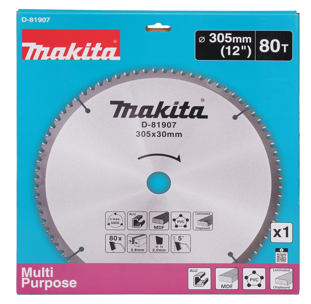 D-81907 Disco Multimaterial T.C.T.  T.C.T. 305 x 30 mm, 80 D