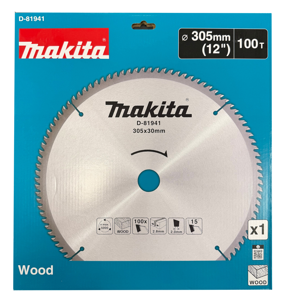 D-81941 Disco sierra circular, Standard T.C.T. 305 x 30 mm, 100 D