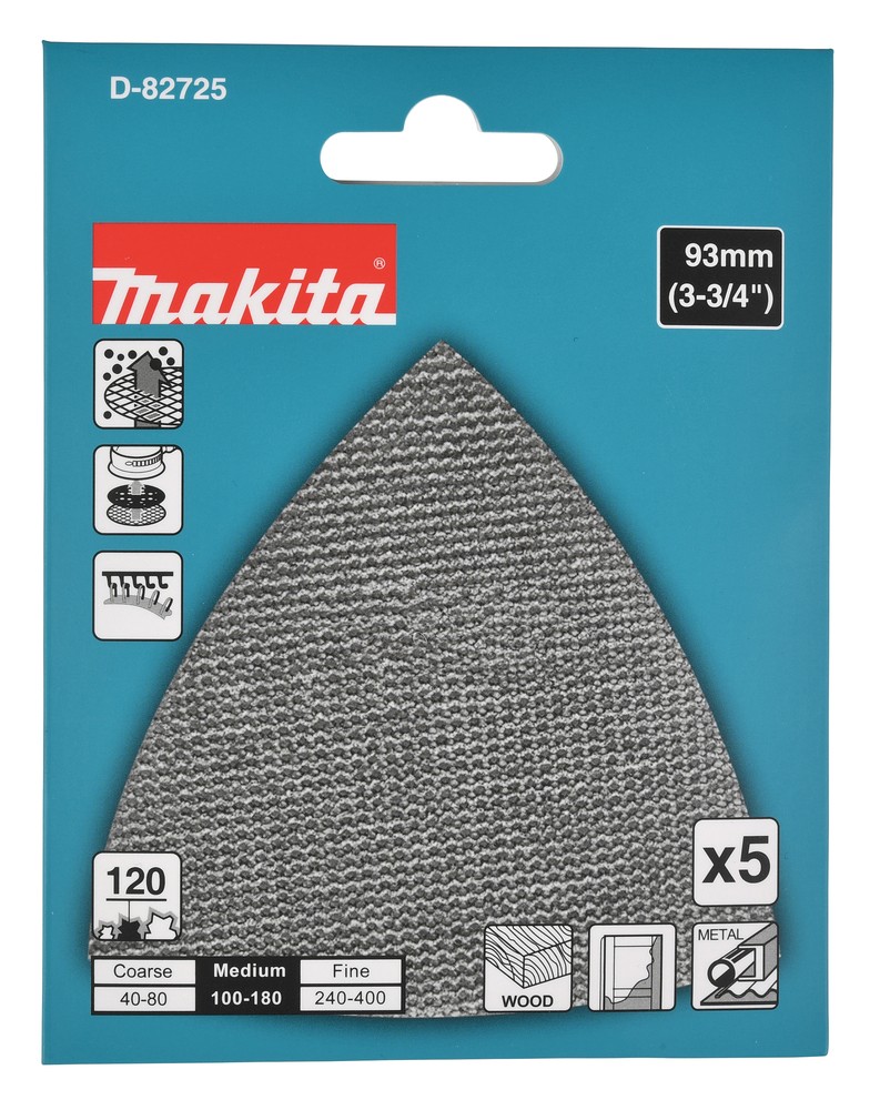 D-82725 Lija de malla, 93 mm, A120, 5 pcs