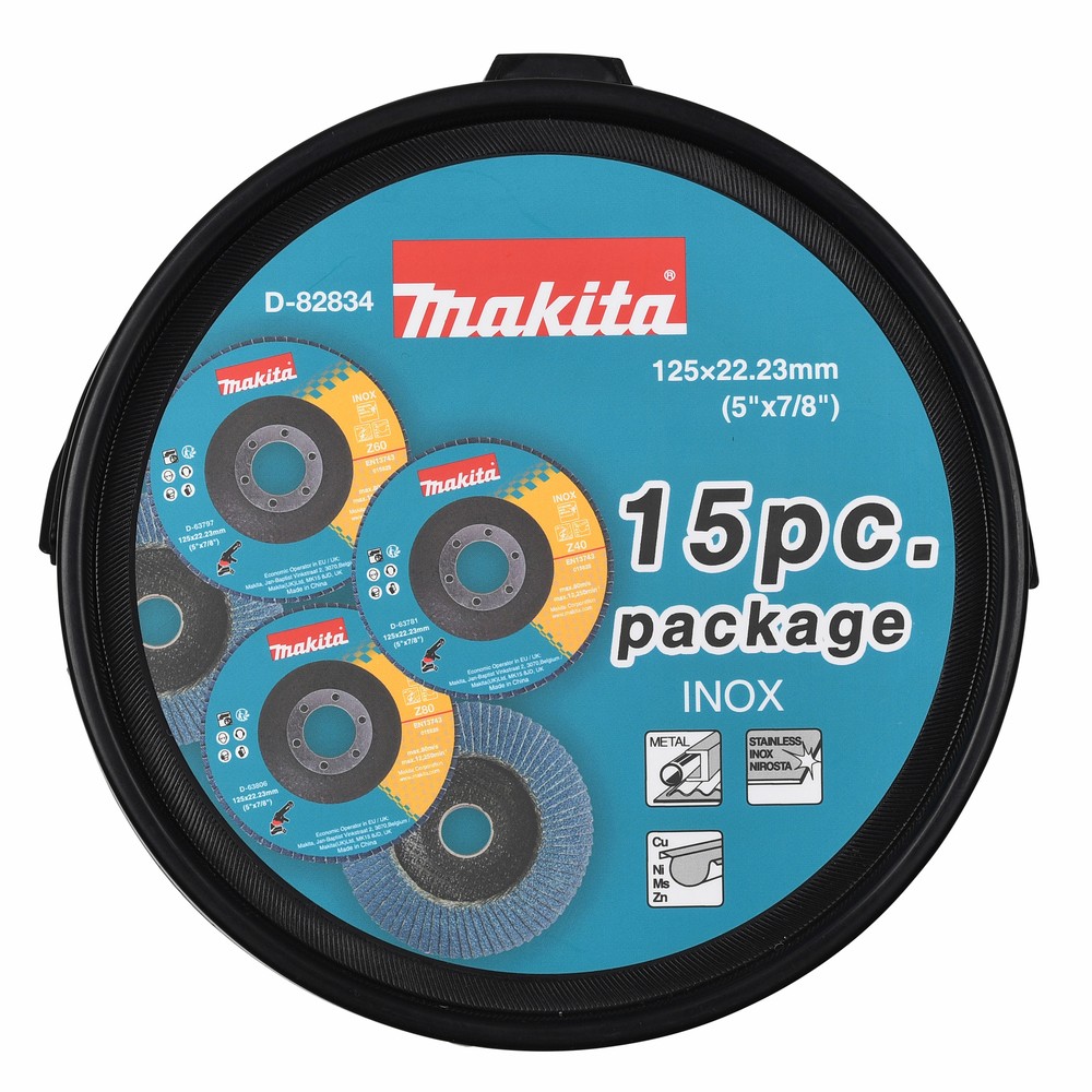 D-82834 Disco de láminas 125 mm, INOX, 15 pcs