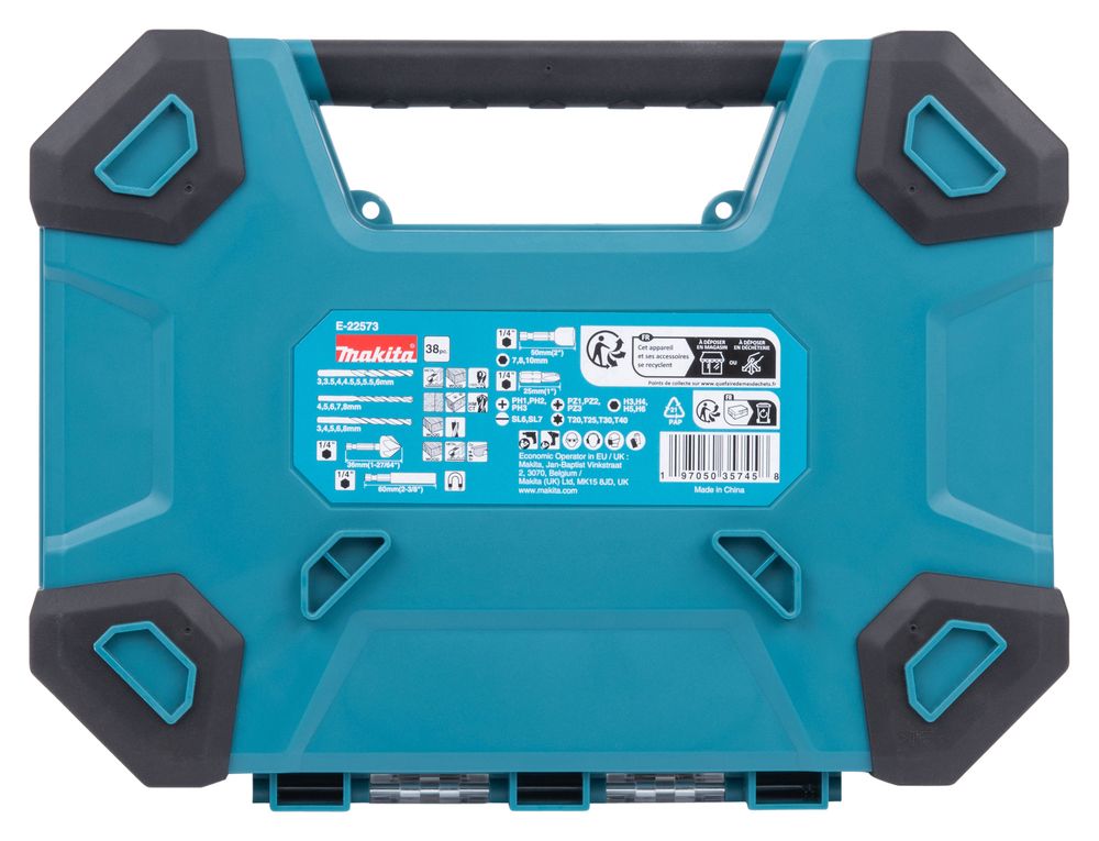 E-22573 Maletín de accesorios Maccess, 38 uds