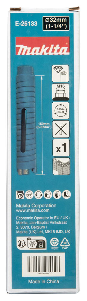 E-25133 Broca de diamante 32 mm