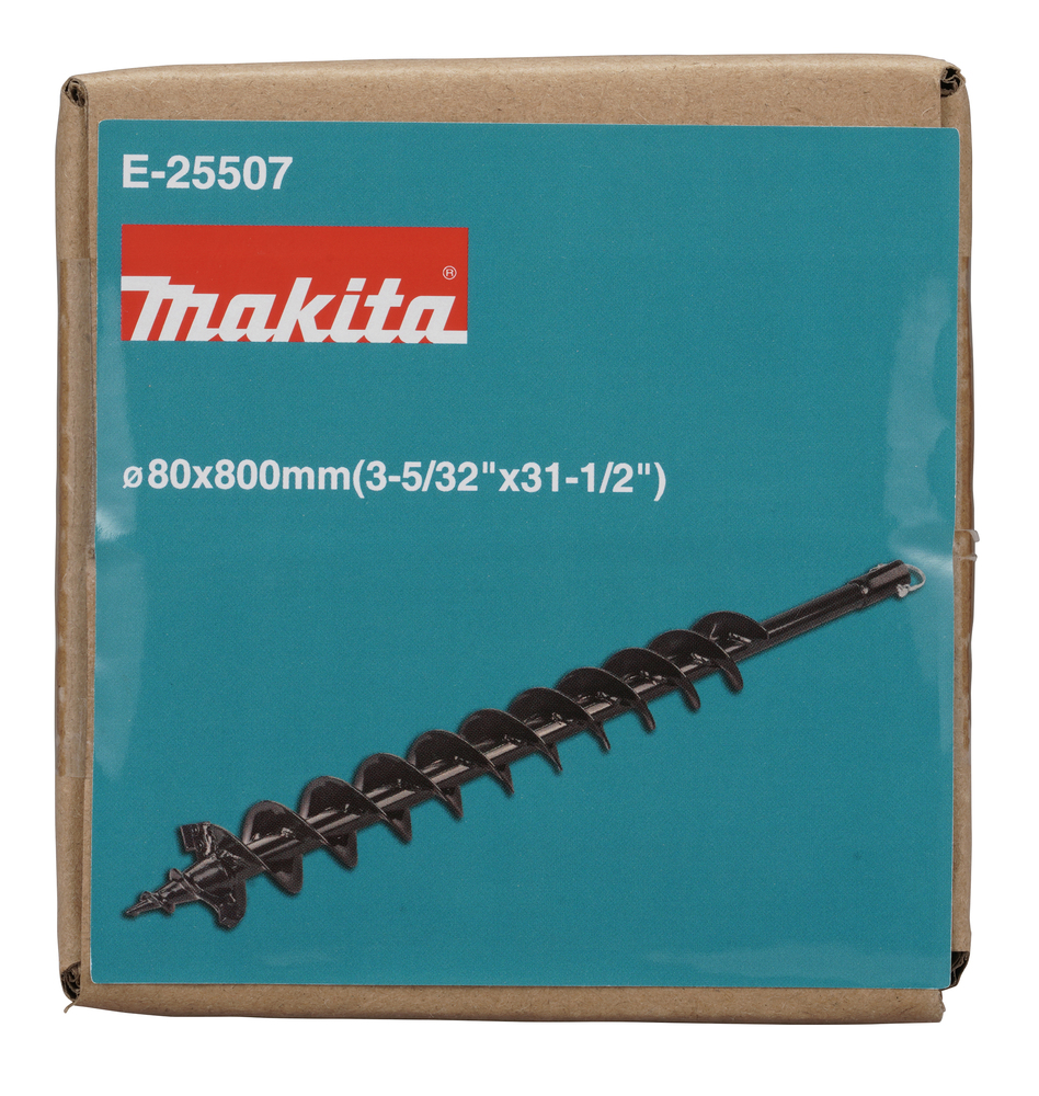 E-25507 Broca para ahoyadora, 80 mm x 800 mm