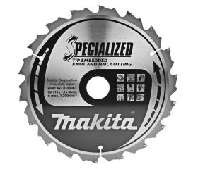 B-09363 Disco sierra circular , Specialized T.C.T, 210 x 30 mm, 18 D