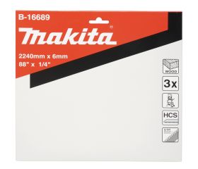 B-16689 Sierra de banda, HCS, 2 240 x 6 mm, 6 TPI, 3 pcs