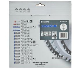 B-32873 Disco sierra circular , Makblade T.C.T, 260 x 30 mm, 100 D