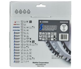 B-33560 Disco HM sierra circular,, Specialized T.C.T, 235 x 30 mm, 16 T