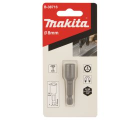 B-38716 Llave de vaso magnética 8 x 50 mm, 1/4