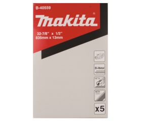 B-40559 Sierra de banda, BiM, 13 x 0,5 x 835 mm, 18 TPI, 5 pcs