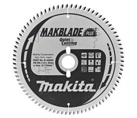 B-42640 Disco sierra circular , MakBlade+ T.C.T, 250 x 30 mm, 80 D