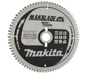 B-42662 Disco sierra circular , MakBlade+ T.C.T, 250 x 30 mm, 80 D