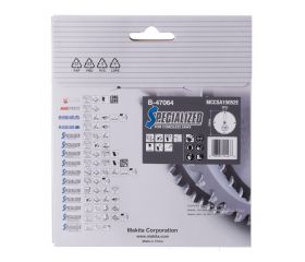 B-47064 Disco sierra circular , Specialized T.C.T, 150 x 20 mm, 52 D