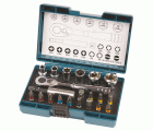 B-54081 Set puntas + llave de carraca, 21 pcs