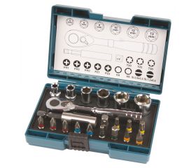 B-54081 Set puntas + llave de carraca, 21 pcs