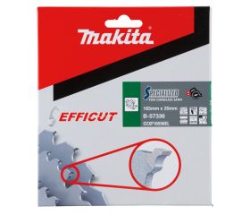 B-57336 Disco sierra circular , Efficut T.C.T, 165 x 20 mm, 56 D