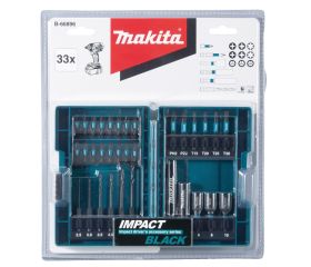 B-66896 Estuche de brocas y puntas Impact Black, 33 pcs