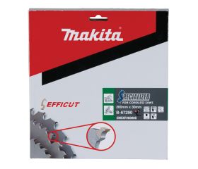 B-67290 Disco de sierra circular, Efficut T.C.T, 260 x 30 mm, 80 D