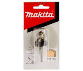 D-09444 Fresa redondeadora con rodamiento 25 x 13 x 6 mm