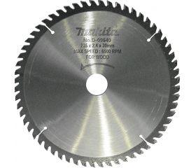 D-09640 Disco sierra circular , Standard T.C.T, 235 x 30 mm, 60 D