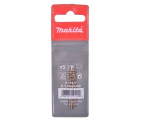 D-16617 Broca metal, HSS-Co, 1,5 x 18 / 40 mm, 5 pcs