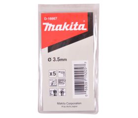 D-16667 Broca metal, HSS-Co, 3,5 x 39 / 70 mm, 5 pcs
