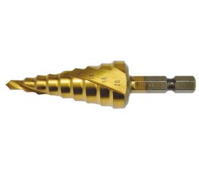 D-40185 Broca escalonada TiN 4 - 20 mm