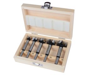 D-47363 Estuche de brocas Fostner, 5 pcs