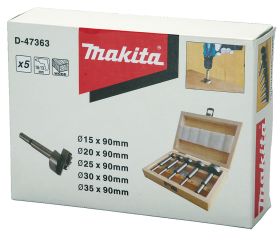 D-47363 Estuche de brocas Fostner, 5 pcs