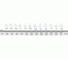 D-53556 Router estuche de puntas, 12 pcs