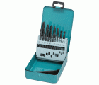 D-54081 Set de brocas de metal  1 - 10 mm, HSS-R, 19 pcs