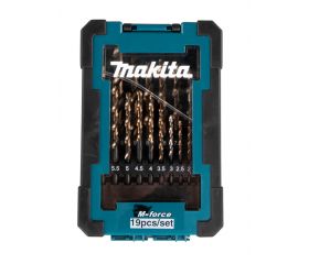 D-67583 Set de brocas de metal  M-Force, 19 pcs