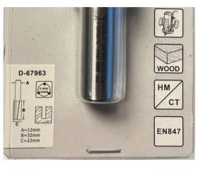 D-67963 Broca recta, T.C.T., 22 x 73 mm