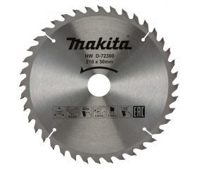 D-72300 Disco sierra circular , Standard T.C.T, 210 x 30 mm, 40 D