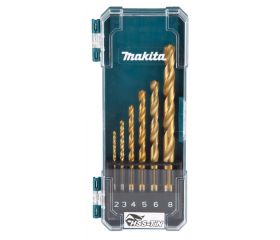 D-72833 Estuche de brocas de metal  HSS-Tin, 2 - 8 mm, 6 pcs