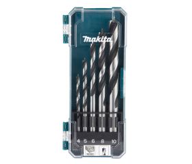 D-72861 Estuche de brocas para madera HSS 4-5-6-8-10 mm 5 pcs