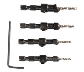 D-73455 Estuche de brocas avellanadoras  4 pcs