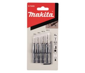 D-73455 Estuche de brocas avellanadoras  4 pcs