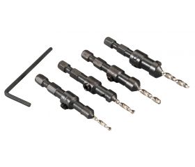D-73455 Estuche de brocas avellanadoras  4 pcs