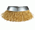 D-73601 Copa ondulada latonada para taladro 38 mm, 0,3 mm, 1/4"
