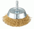 D-73623 Copa ondulada latonada para taladro 63 mm, 0,3 mm, 1/4