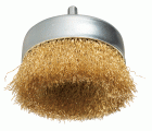 D-73645 Copa ondulada latonada para taladro 80 mm, 0,3 mm, 1/4"