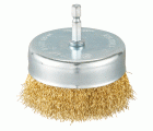 D-73645 Copa ondulada latonada para taladro 80 mm, 0,3 mm, 1/4"