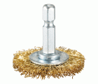 D-73651 Cepillo oblicuo latonado para taladro, 38 mm, 0,3 mm, 1/4"