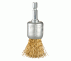 D-73726 Cepillo de acabado latonado para taladro, 24 mm, 0,3 mm, 1/4"
