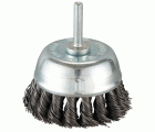 D-73807 Copa ondulada latonada para taladro 75 mm, 0,5 mm