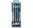 D-74136 Estuche de brocas T.C.T, para SDS-PLUS, 4 pcs